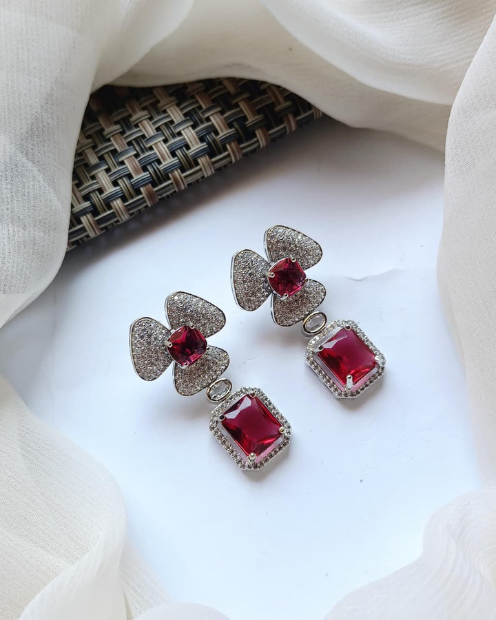 Premium Quality AD Micro Zircon Stone Fancy Earrings,