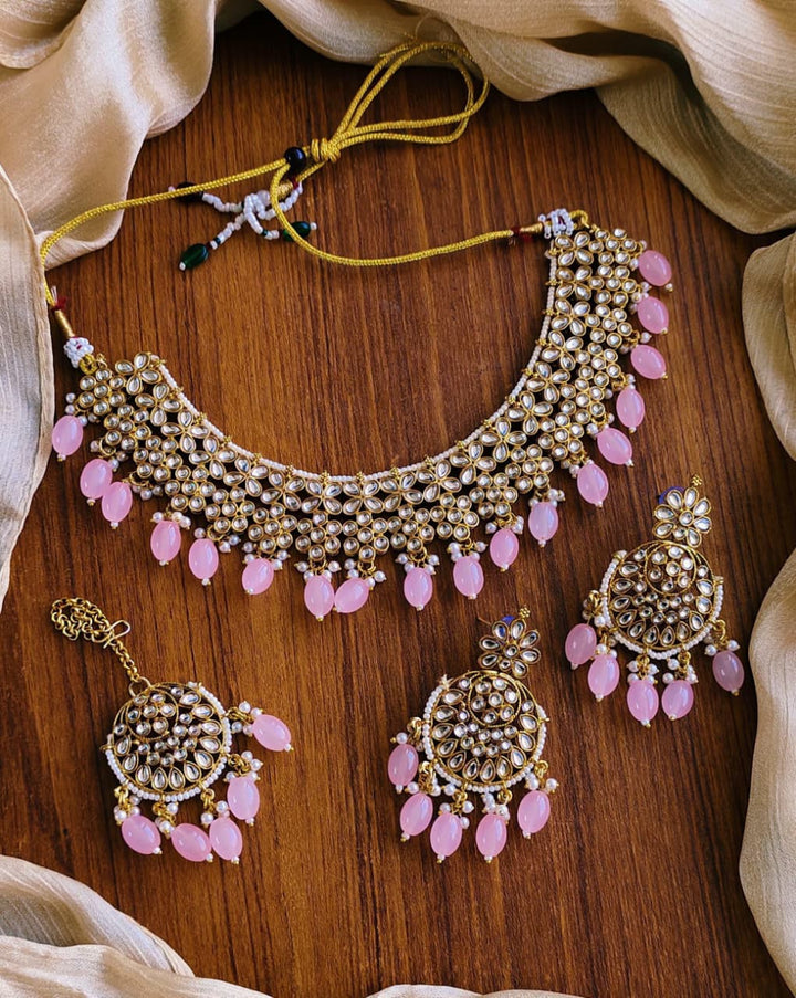 Indian Dubbi Kundan Necklace Set