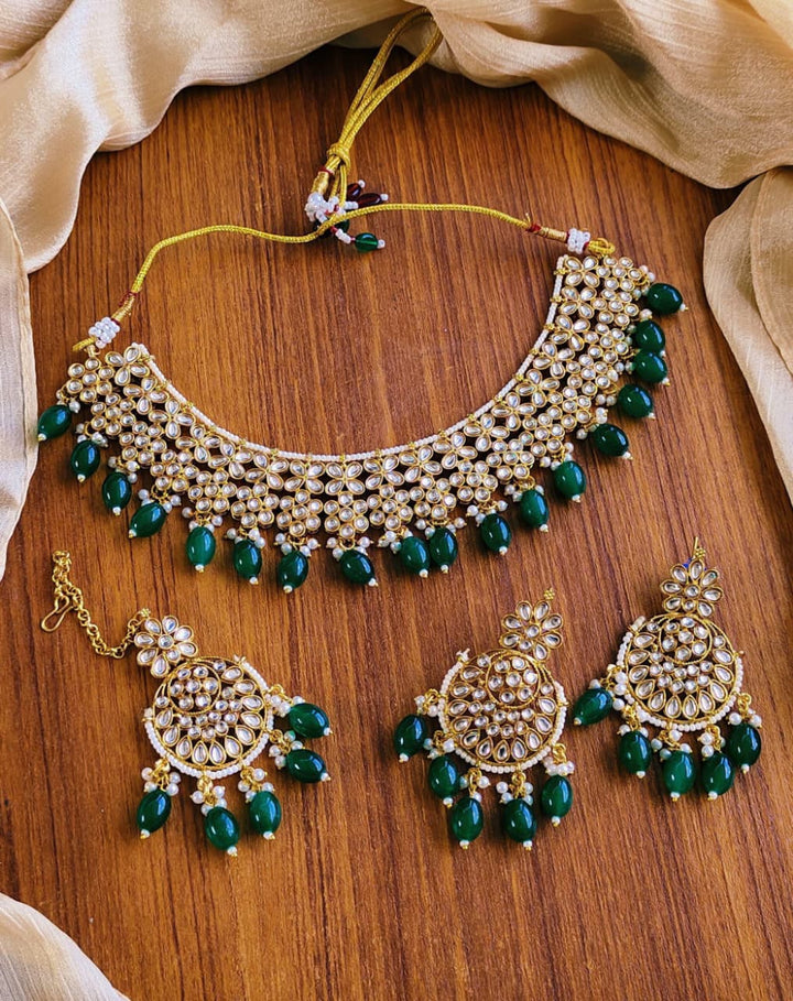 Indian Dubbi Kundan Necklace Set