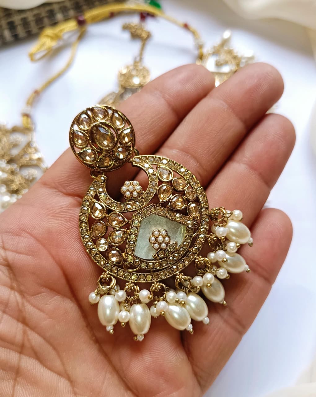 Necklace Set With Teeka
