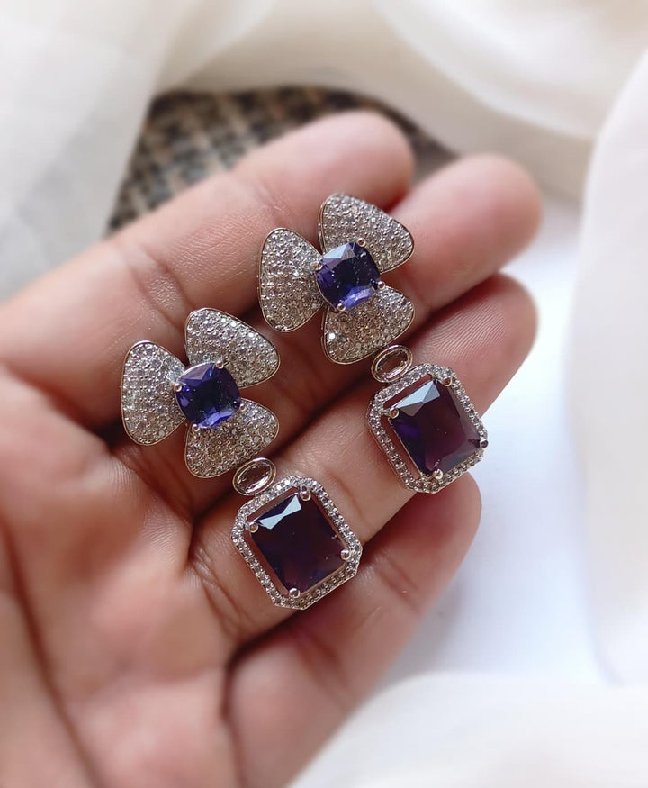 Premium Quality AD Micro Zircon Stone Fancy Earrings,