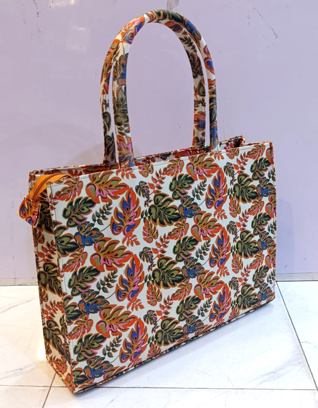 CANVAS BAG FLORAL DESING