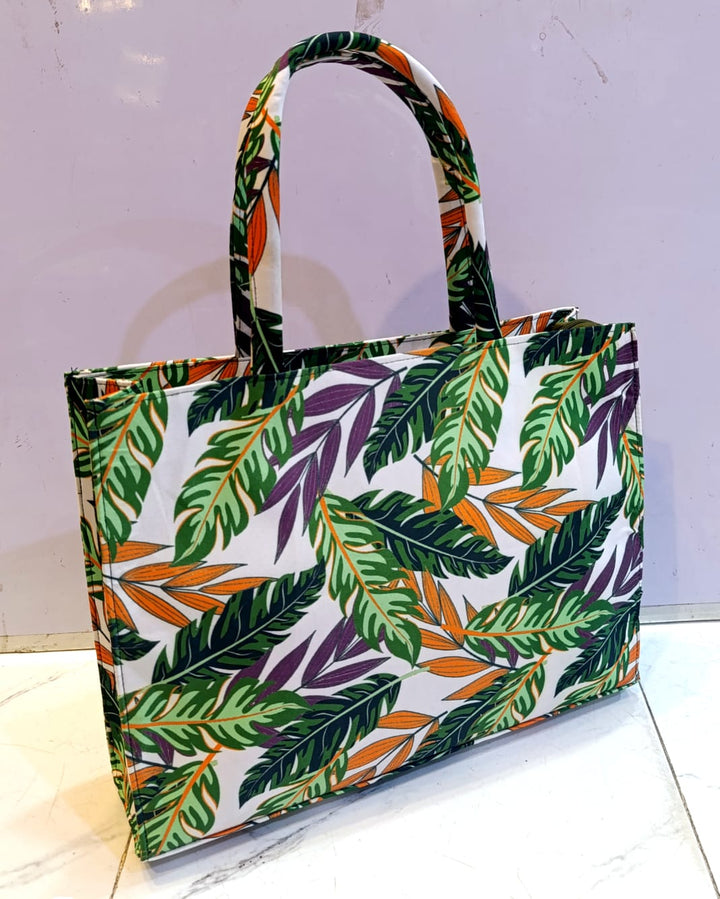 CANVAS BAG FLORAL DESING