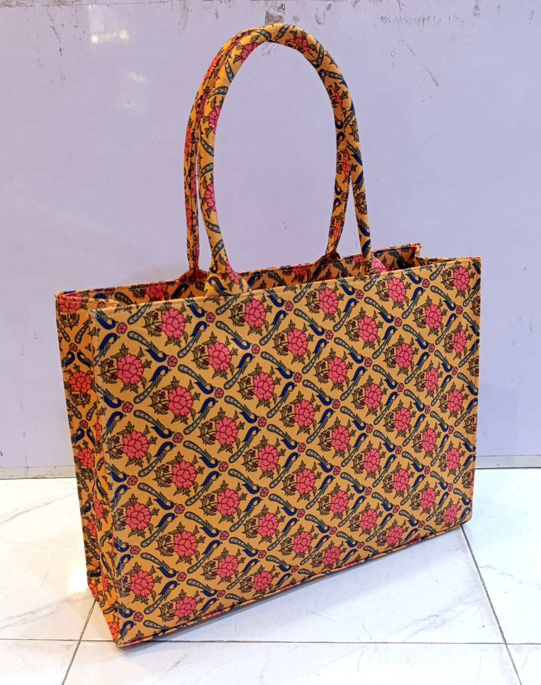 CANVAS BAG FLORAL DESING