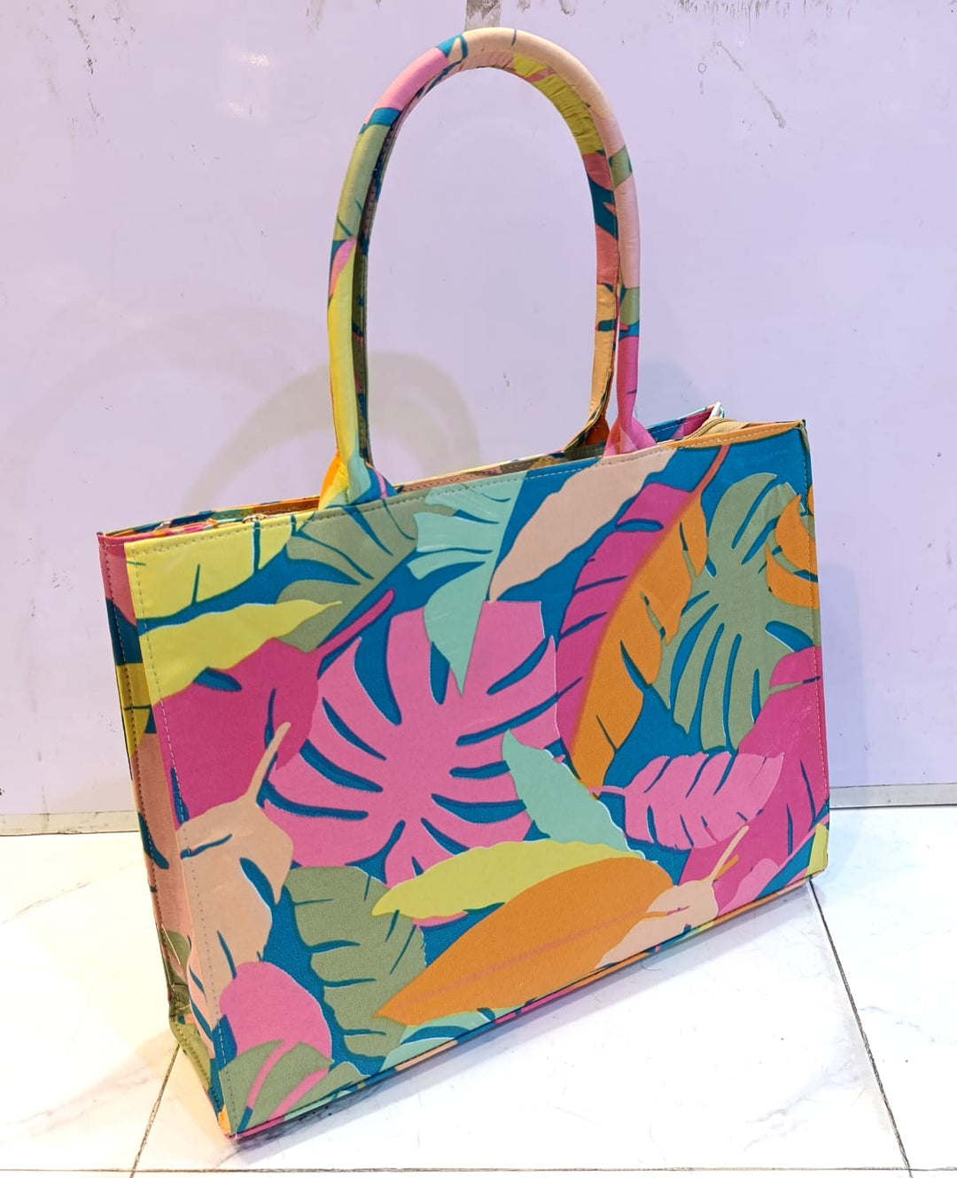 CANVAS BAG FLORAL DESING