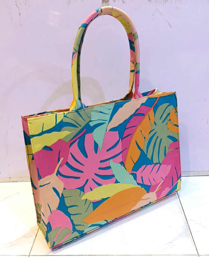 CANVAS BAG FLORAL DESING