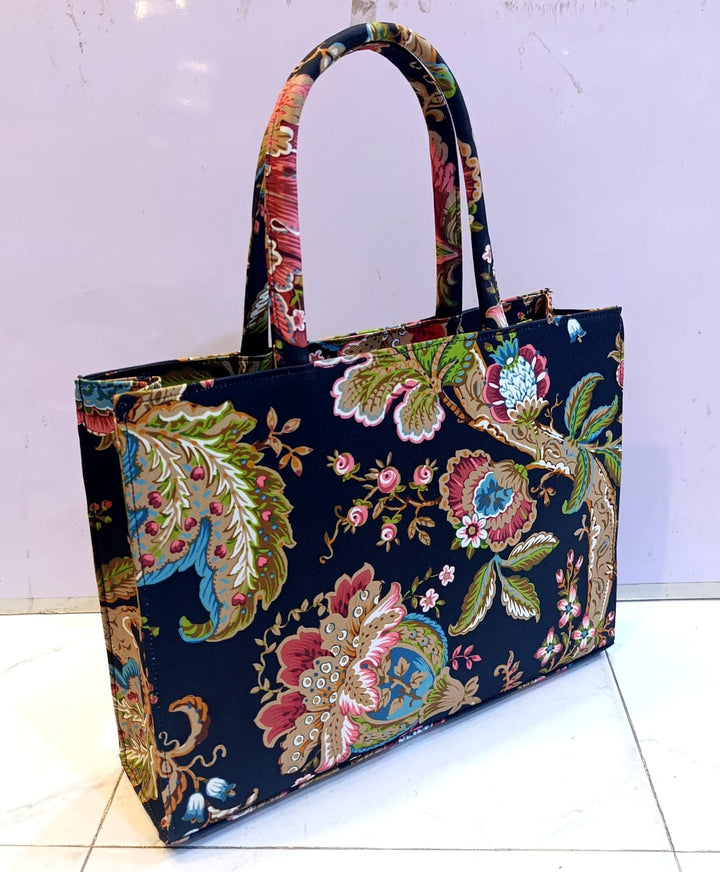 CANVAS BAG FLORAL DESING
