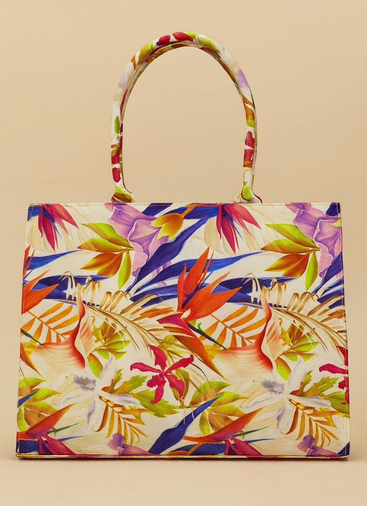 CANVAS BAG FLORAL DESING