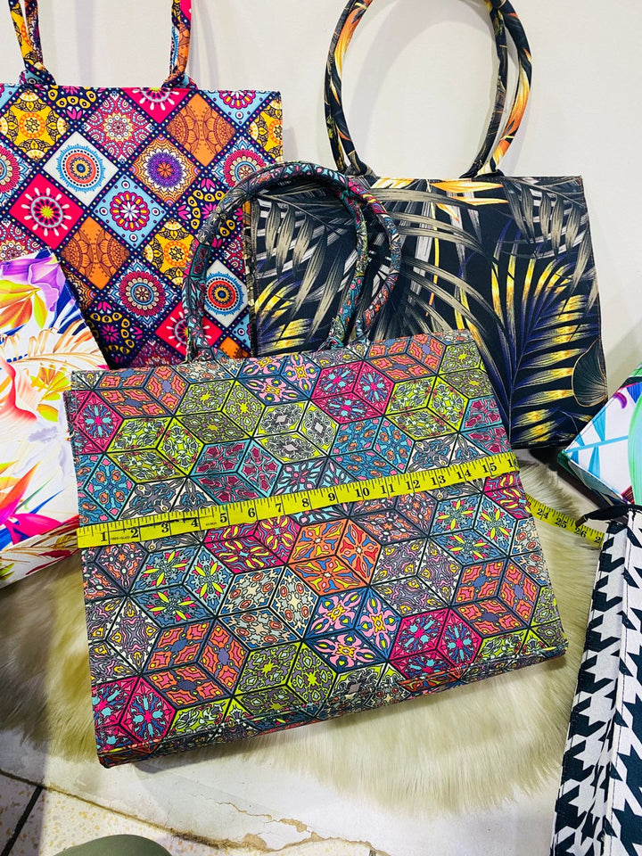 CANVAS BAG FLORAL DESING