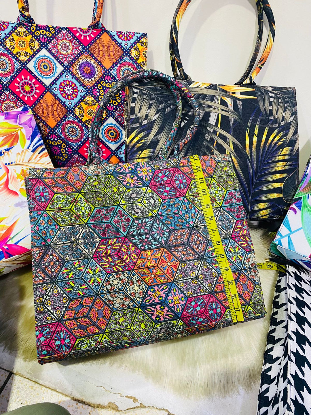 CANVAS BAG FLORAL DESING
