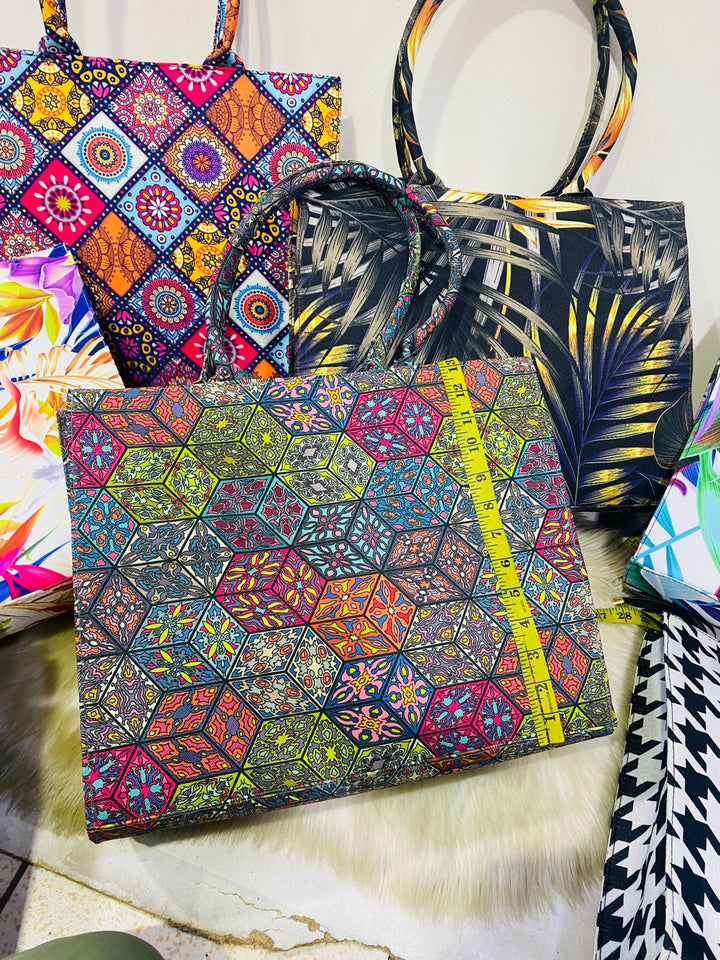 CANVAS BAG FLORAL DESING