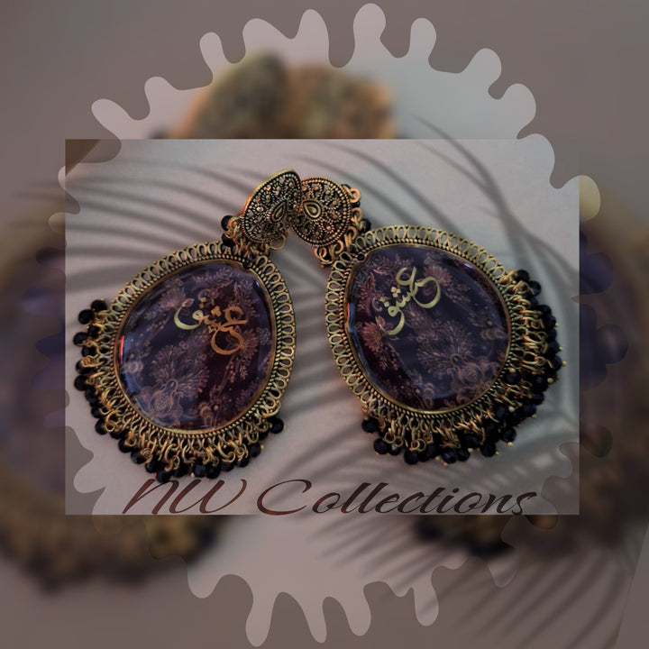 RESIN JHUMKA WITH BEAUTIFUL DESING