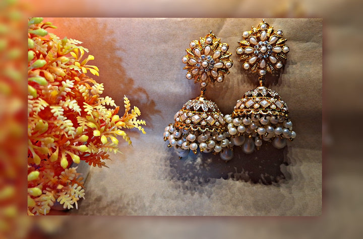 INDIAN GOLDEN JHUMKAS