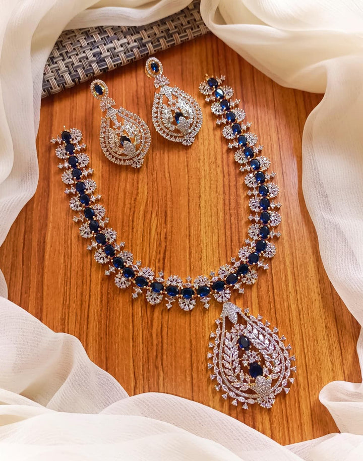 Short Mala Style Fancy Necklace Set