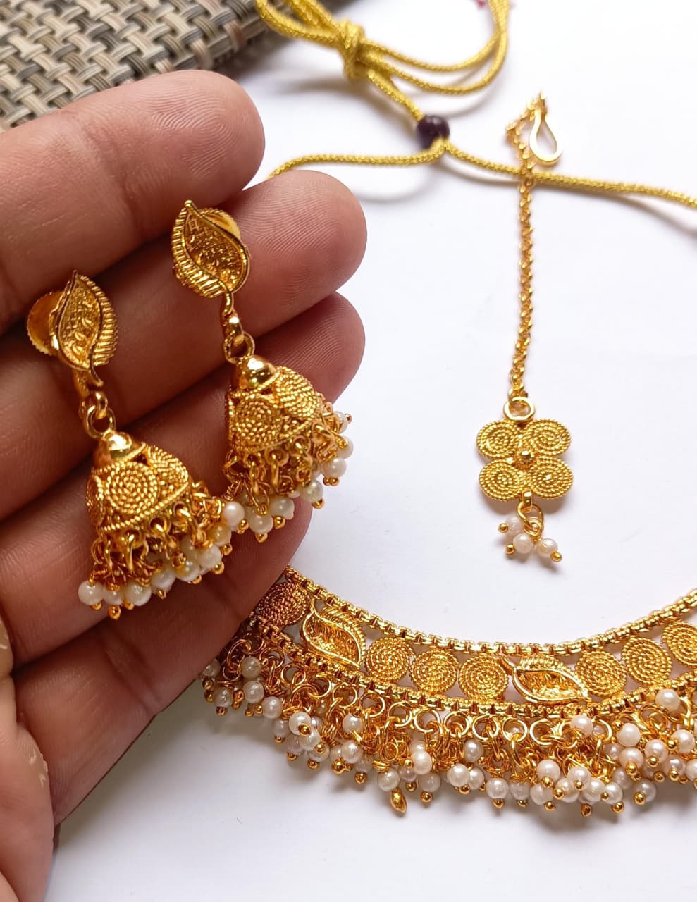 Necklace Set With Teeka