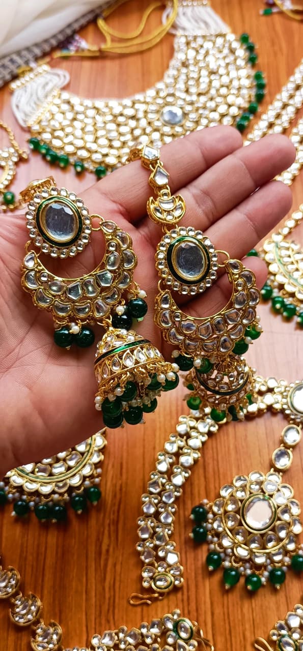 Kundan Stylish Complete Bridal Package