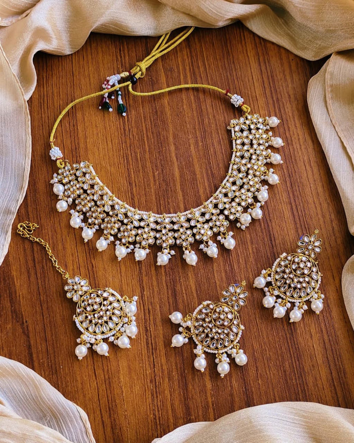 Indian Dubbi Kundan Necklace Set