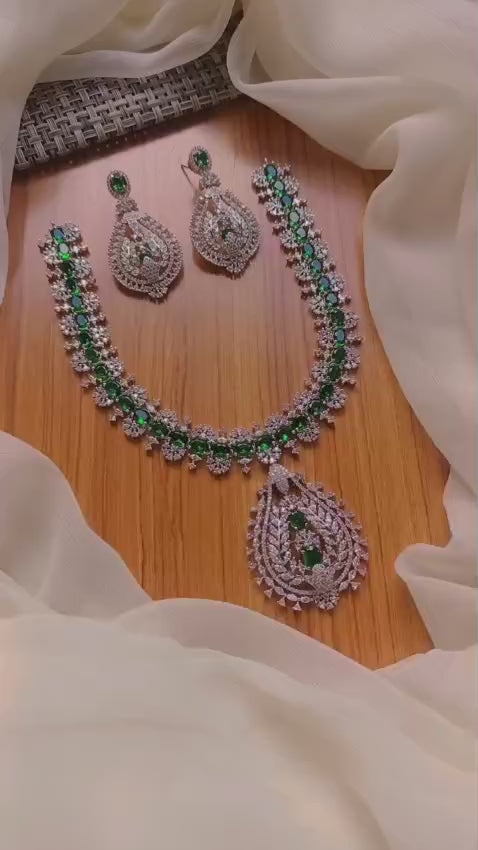 Short Mala Style Fancy Necklace Set